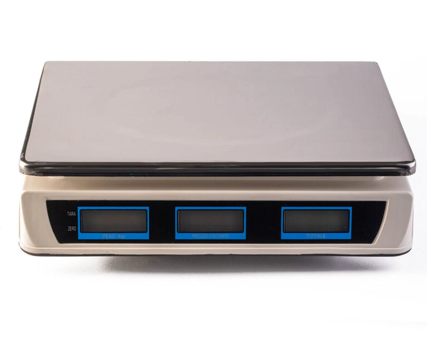 Bilancia digitale calcolo automatico prezzo divisione 0,05/40kg batteria ricaricabile incorporata con display dalla parte cliente