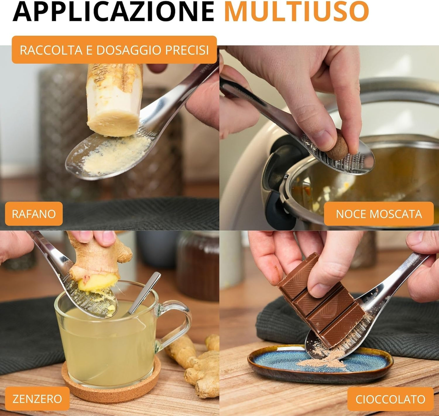 Grattugia zenzero acciaio inossidabile Westmark 04 06 47