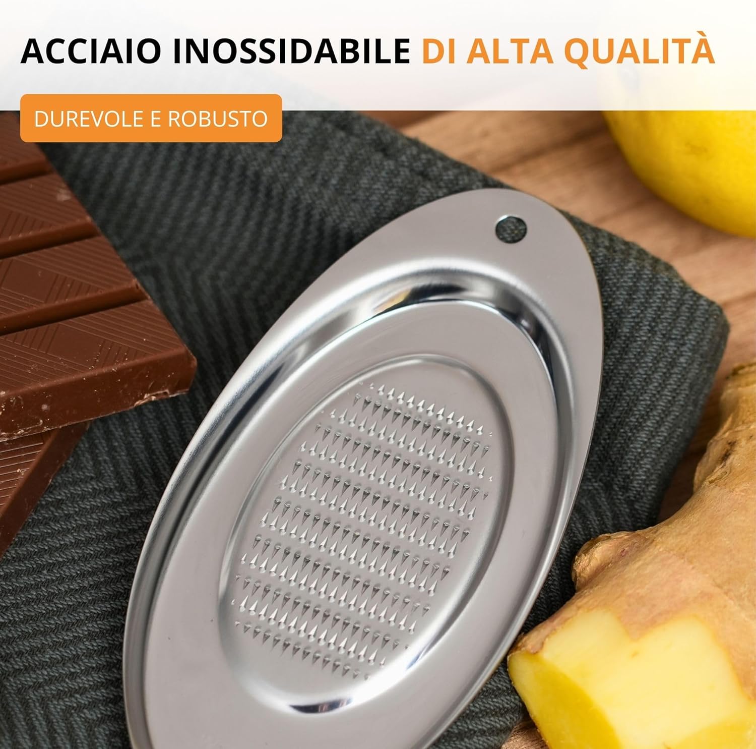 Grattugia zenzero acciaio inossidabile Westmark 04 06 47