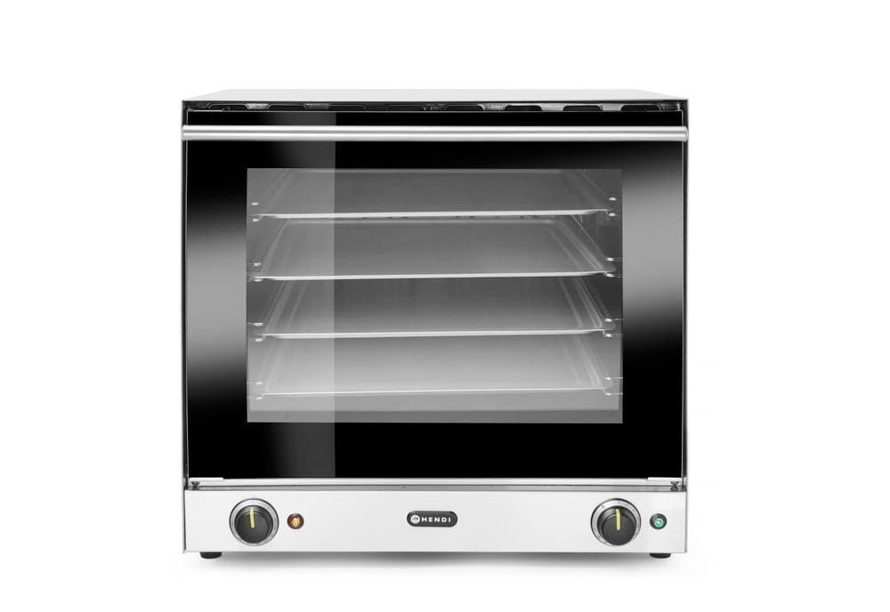 Forno a Convezione Professionale HENDI H90 2670W – 4 Teglie Incluse