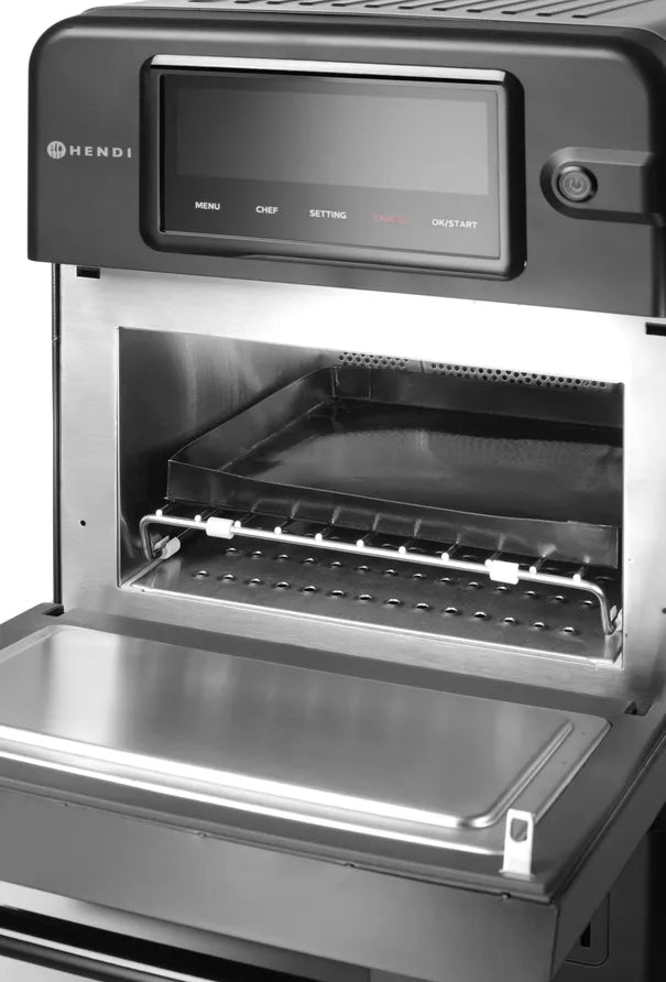 Forno ad Alta Velocità CombiTurbo Hendi 18L – Cottura Rapida Professionale 3000W