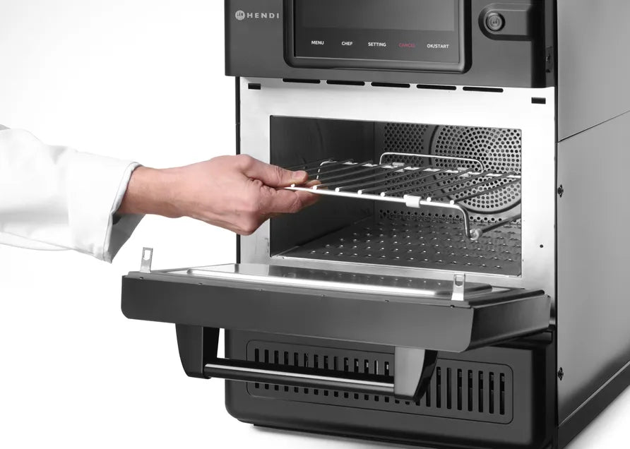 Forno ad Alta Velocità CombiTurbo Hendi 18L – Cottura Rapida Professionale 3000W