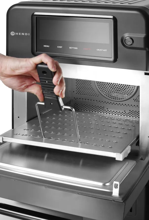 Forno ad Alta Velocità CombiTurbo Hendi 18L – Cottura Rapida Professionale 3000W