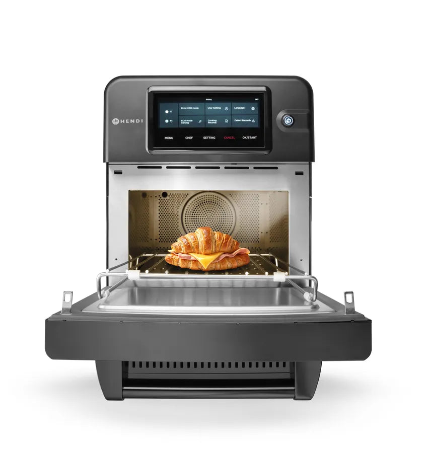 Forno ad Alta Velocità CombiTurbo Hendi 18L – Cottura Rapida Professionale 3000W