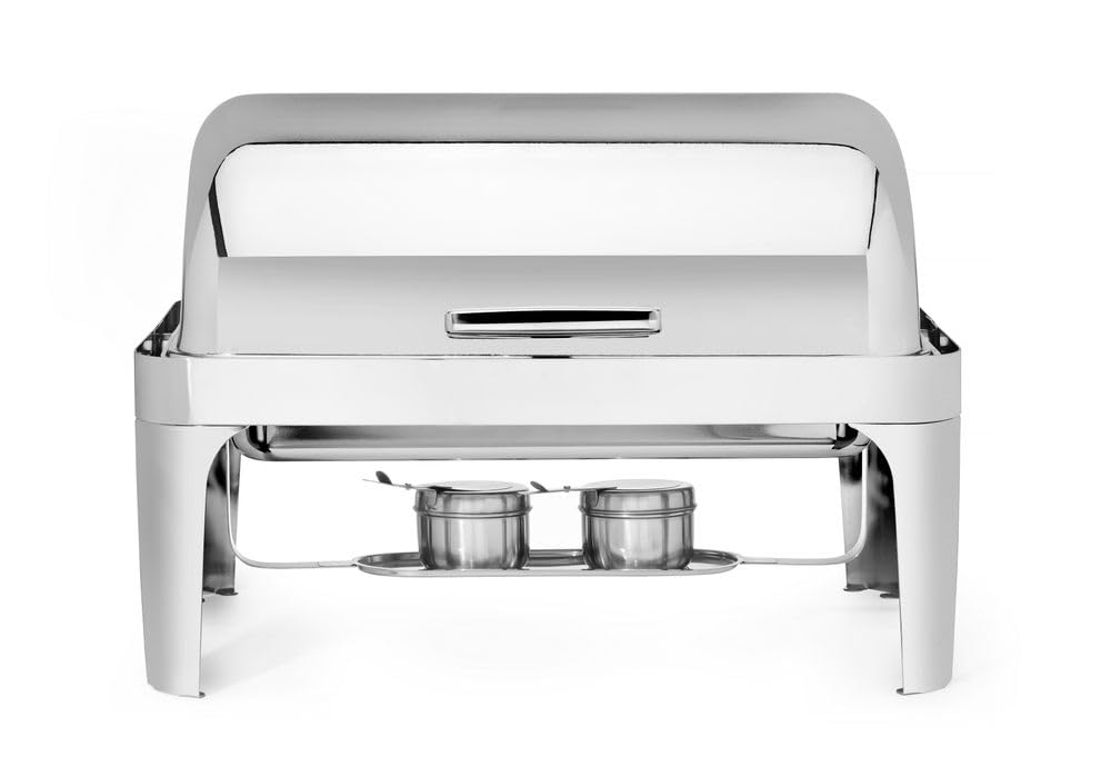 Scaldavivande con Coperchio Arrotolabile 180° Gastronorm 1/1 HENDI Kitchen Line