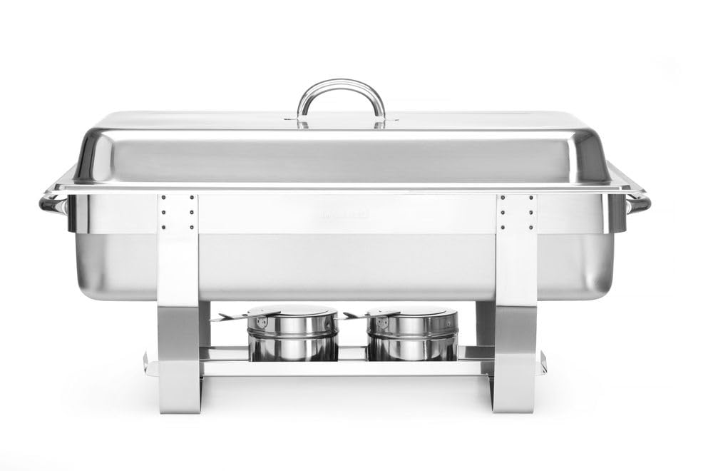 Scaldavivande Chafing dish Gastronorm 1/1 HENDI Kitchen Line 9L – Set 2 pezzi