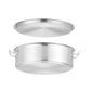 Hendi Pentola da stufato con coperchio 10,8L Ø360x(H)110mm adatto a a tutte le fonti di calore