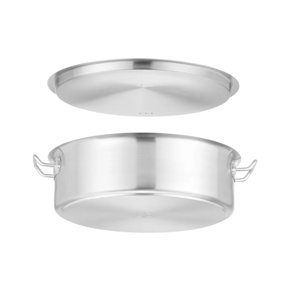 Hendi Pentola da stufato con coperchio 10,8L Ø360x(H)110mm adatto a a tutte le fonti di calore
