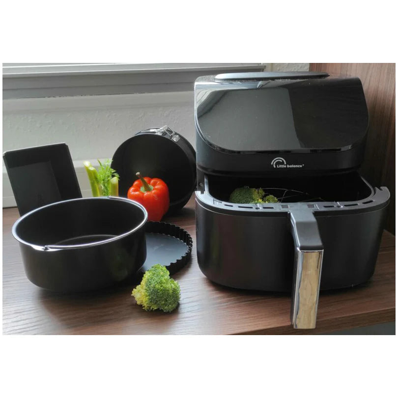 Patisse Stampo alto con maniglia per torta e pane adatto per friggitrice ad aria calda cm Ø20x7,5