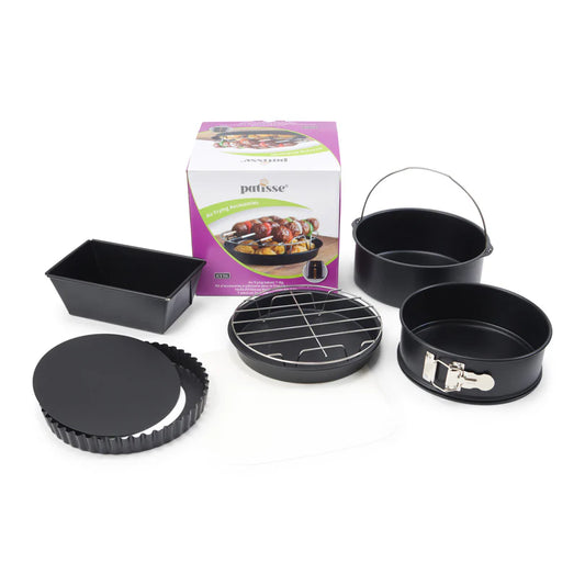 Patisse set di 7 pezzi, accessori per friggitrice ad aria da utilizzare come forno, per dolci e salati
