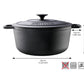 Skottsberg Casseruola in Ghisa ø 28 cm 5,5L | Senza PFOA e PTFE | Con Coperchio