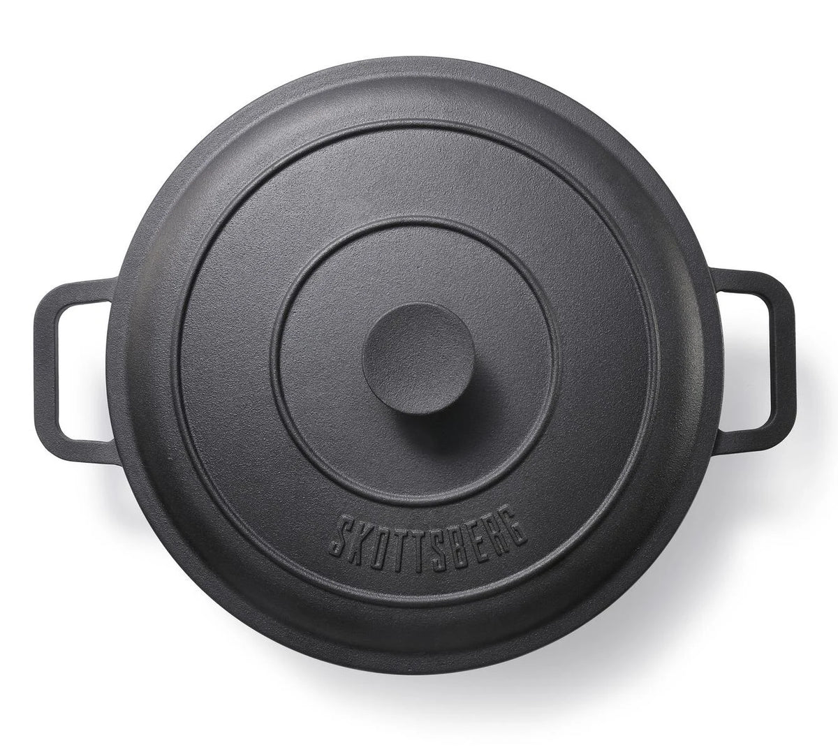 Skottsberg Casseruola in Ghisa ø 28 cm 5,5L | Senza PFOA e PTFE | Con Coperchio
