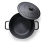 Skottsberg Casseruola in Ghisa ø 28 cm 5,5L | Senza PFOA e PTFE | Con Coperchio