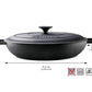 Skottsberg Casseruola in Ghisa ø 31,5 cm 3L | Senza PFOA e PTFE | Con Coperchio
