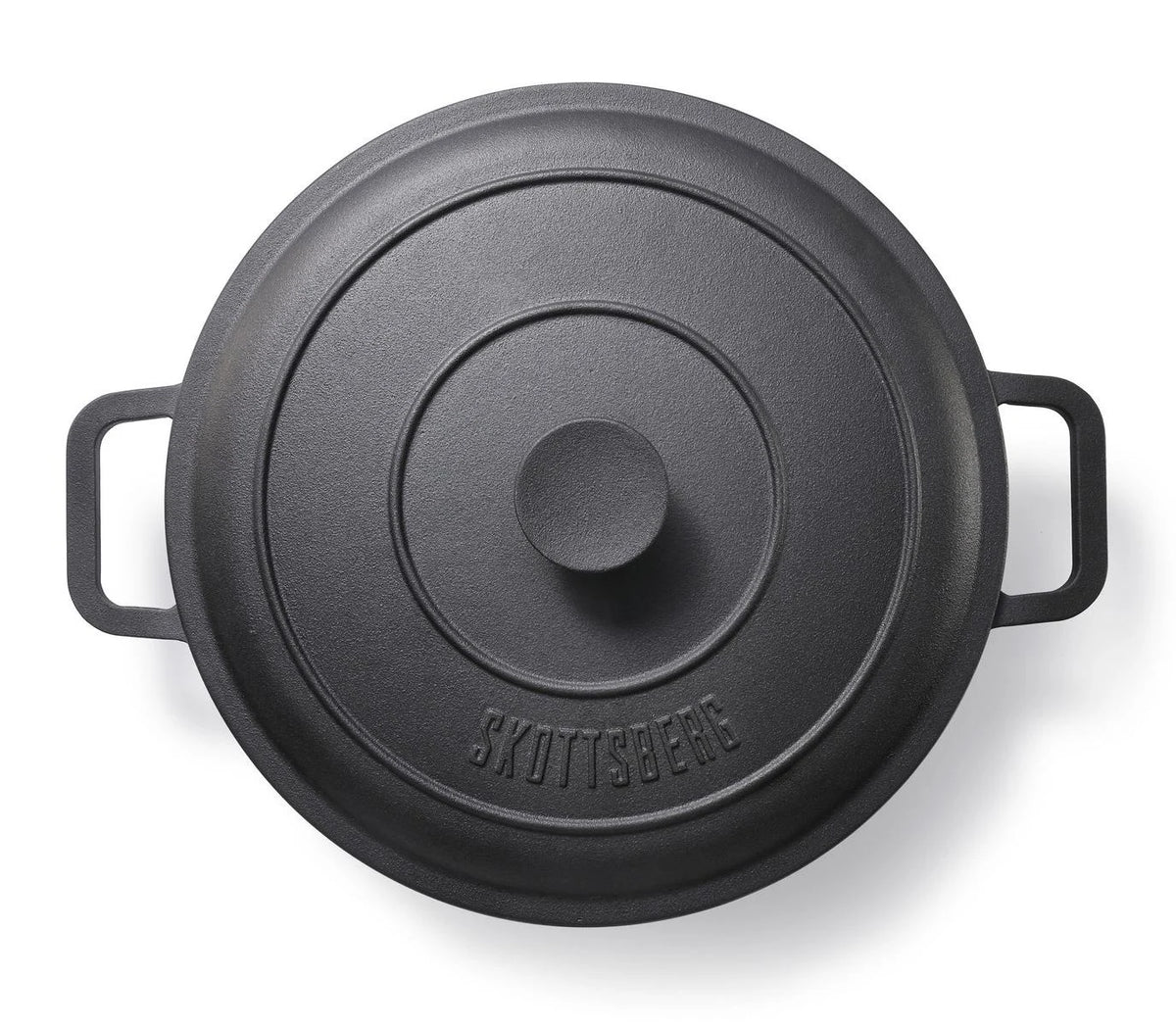 Skottsberg Casseruola in Ghisa ø 31,5 cm 3L | Senza PFOA e PTFE | Con Coperchio
