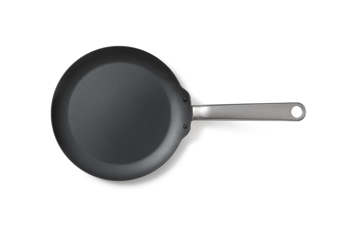 Skottsberg Padella per Crepes e Pancake in Acciaio al Carbonio ø 28 cm | La Tecnologia che Trasforma la Cucina | Senza PFOA e PTFE
