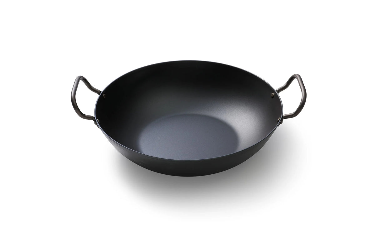 Skottsberg Wok Wadjan in Acciaio al Carbonio ø 34 cm | La Tecnologia che Trasforma la Cucina | Senza PFOA e PTFE