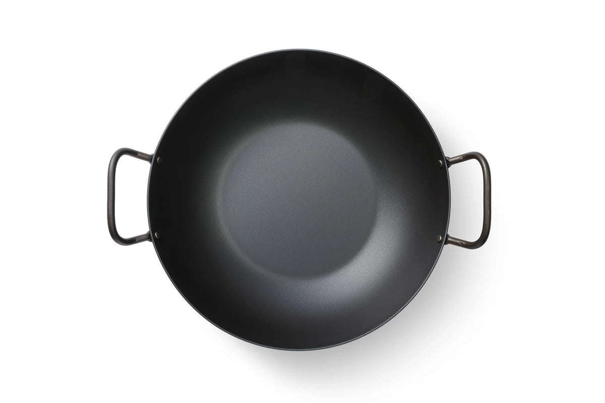 Skottsberg Wok Wadjan in Acciaio al Carbonio ø 34 cm | La Tecnologia che Trasforma la Cucina | Senza PFOA e PTFE