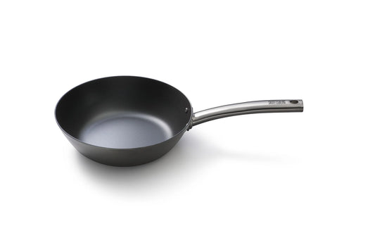 Skottsberg Wok in Acciaio al Carbonio ø 24 cm | La Tecnologia che Trasforma la Cucina | Senza PFOA e PTFE