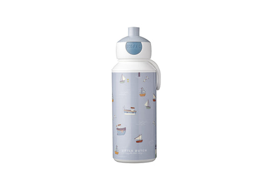 Mepal Borraccia Pop-Up "Campus - Sailors Bay" ml 400/cm Ø7x18,4 per bambini ermetica priva di BPA