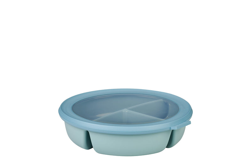 Mepal Bento Bowl "Cirqula" con 3 scomparti (ml 250 + 250 + 500) contenitore per pasto ermetico
