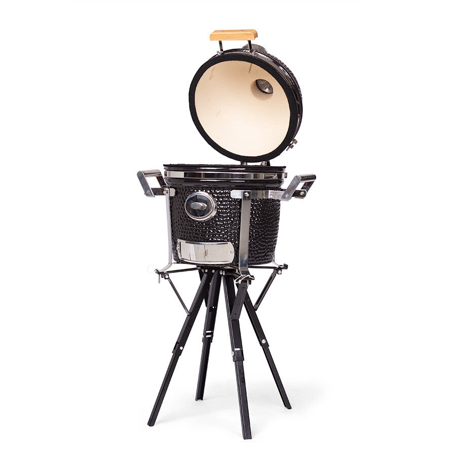 Yakiniku Barbecue Kamado Compact per 2-4 persone 33 cm con supporto pieghevole