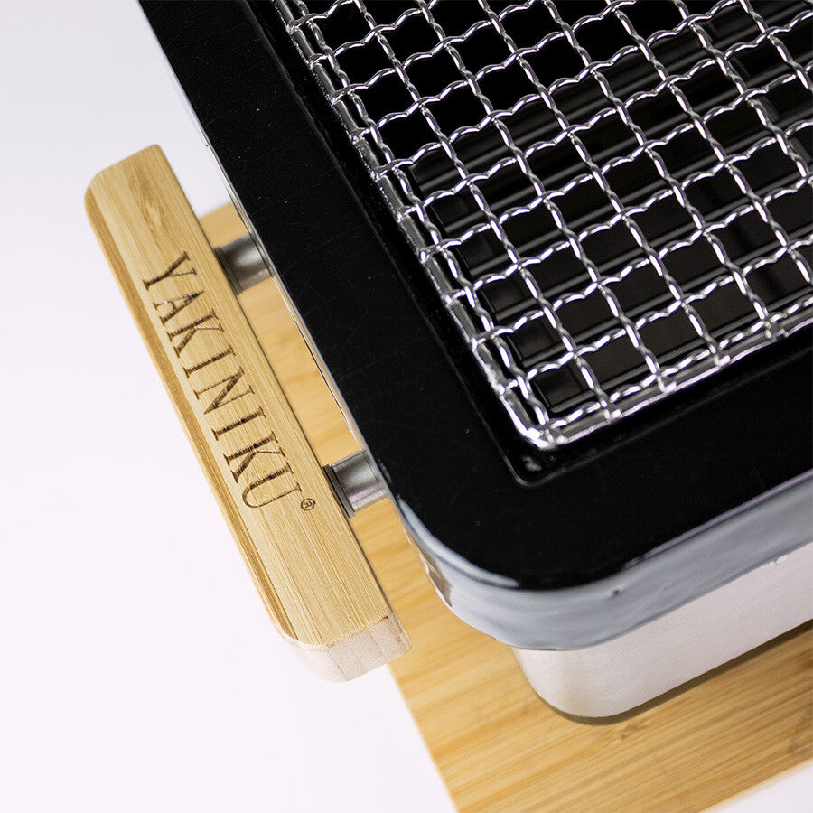 YAKINIKU nuovo Shichirin Grill da tavolo Medium "Pro" rettangolare Konro & Yakitori grill 2-6 persone cm 50x24x18