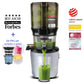 Kuvings Slow Juicer AUTO10S, silver, estrattore a freddo 50 giri al minuto + Ice Cream – Filtro per Gelati e Sorbetti