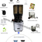 Kuvings Slow Juicer AUTO10S, silver, estrattore a freddo 50 giri al minuto + Ice Cream – Filtro per Gelati e Sorbetti