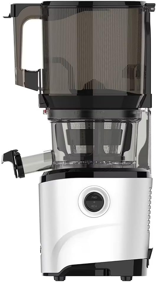 Kuvings Slow Juicer AUTO10S, silver, estrattore a freddo 50 giri al minuto + Ice Cream – Filtro per Gelati e Sorbetti