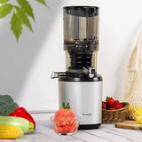 Kuvings AUTO6 Estrattore 200W Silver, Slow Juicer Automatico con Filtro da Gelato