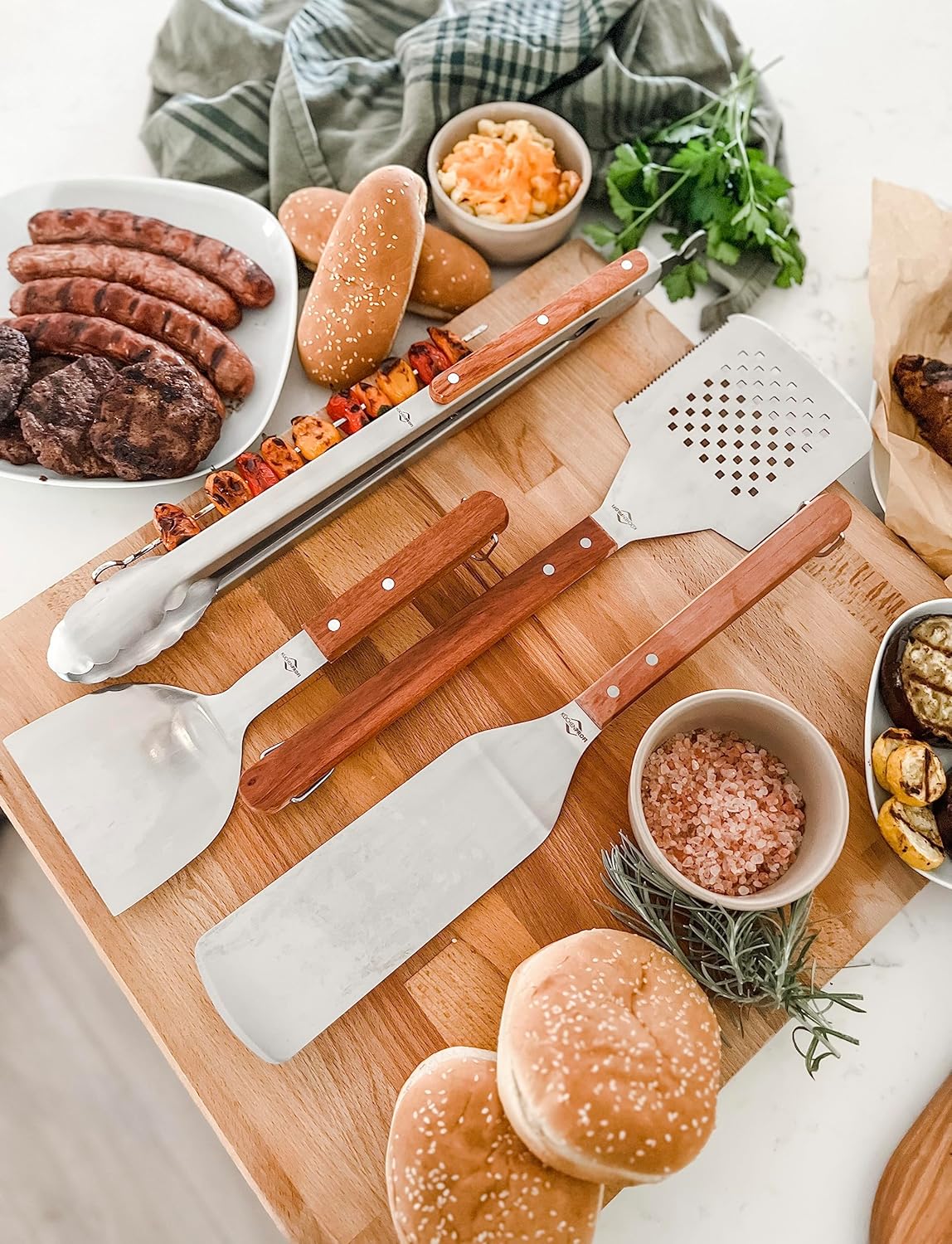 Kuchenprofi Paletta corta da barbecue per hamburger Texas 12x30