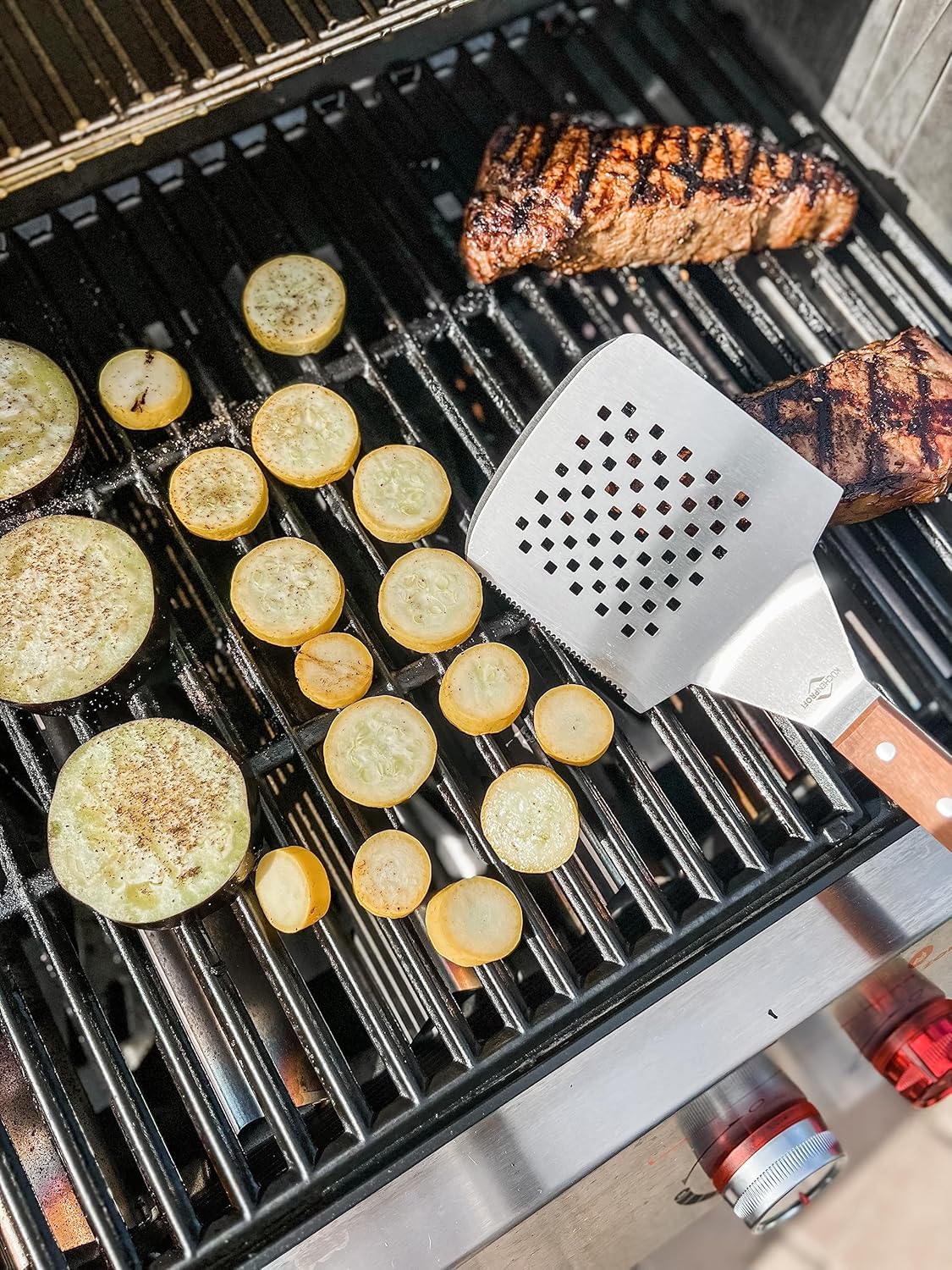 Kuchenprofi Paletta barbecue perforata Texas cm 13x12x45