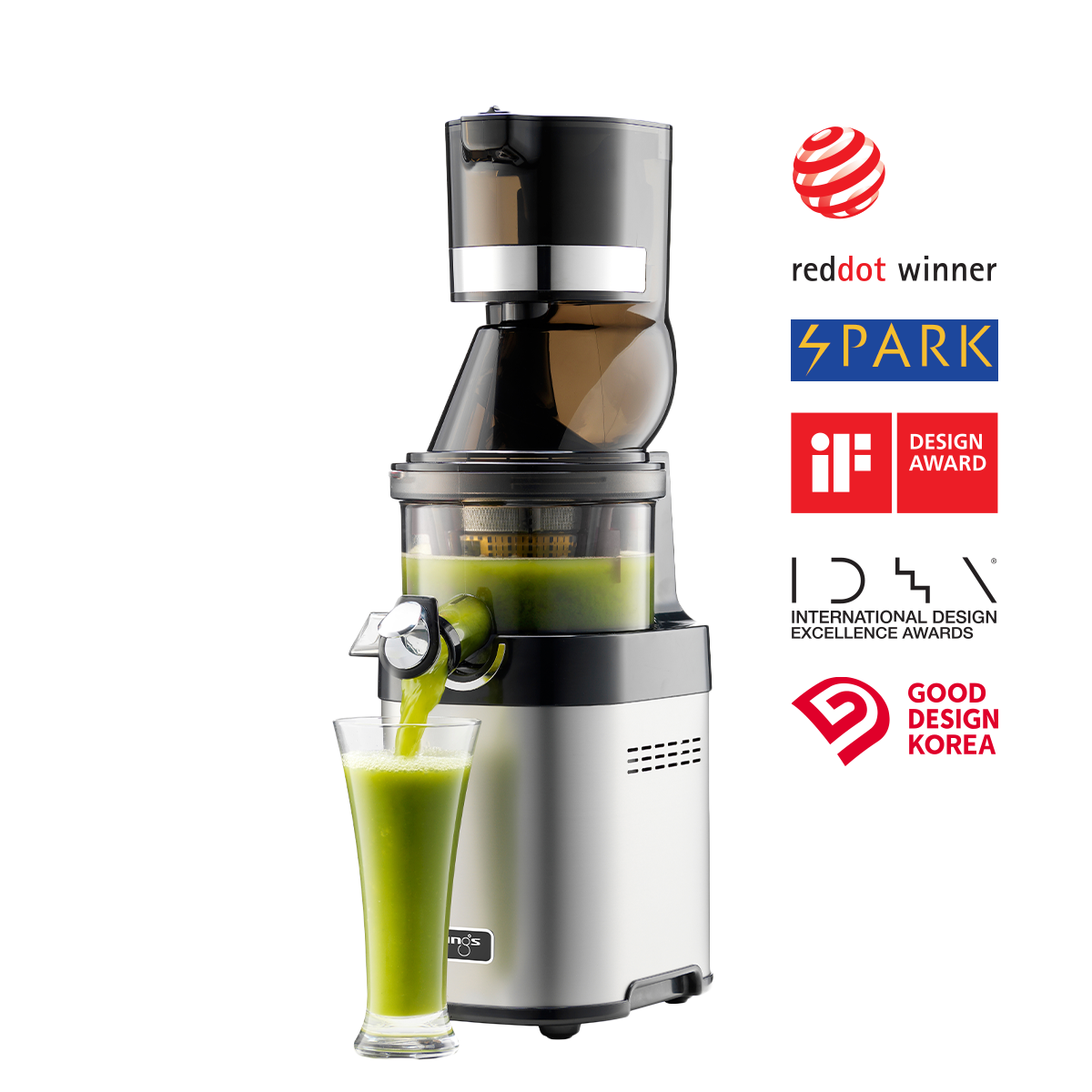Kuvings Estrattore di Succo Whole Slow Juicer Chef CS600