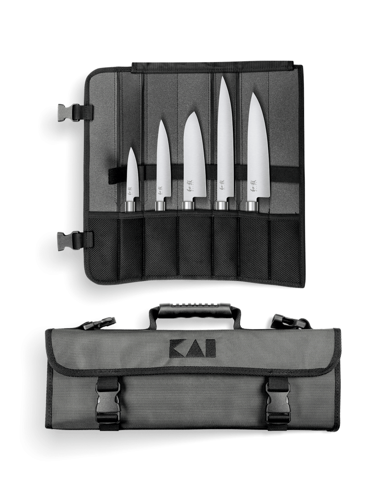 Kai borsa vuota per 3 coltelli grandi e 2 piccoli DM-0781