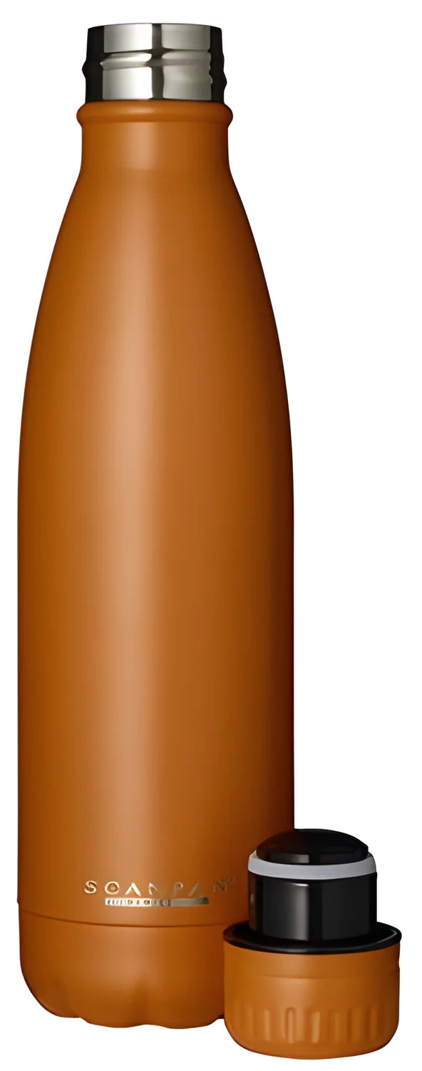 Scanpan bottiglia termica 500 ml 24 ore freddo 12 caldo arancio scuro