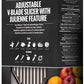 Microplane mandolina a V regolabile con accessorio julienne e paramani