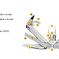 Leatherman pinza multiuso Wave + 18 utensili con fodero in nylon LTG832526