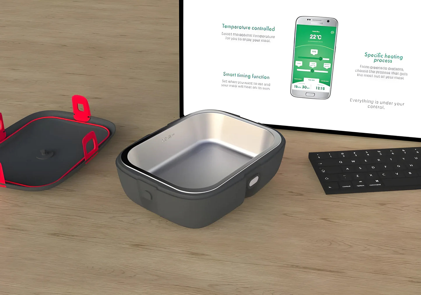 HeatsBox STYLE Scaldavivande e cuoci vivande intelligente + con App