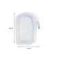 Stasher contenitore 532 ml da viaggio ermetico Go Bag silicone moschettone bianco