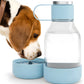Asobu bottiglia con ciotola per animali blu Lite L 1,5 in Tritan