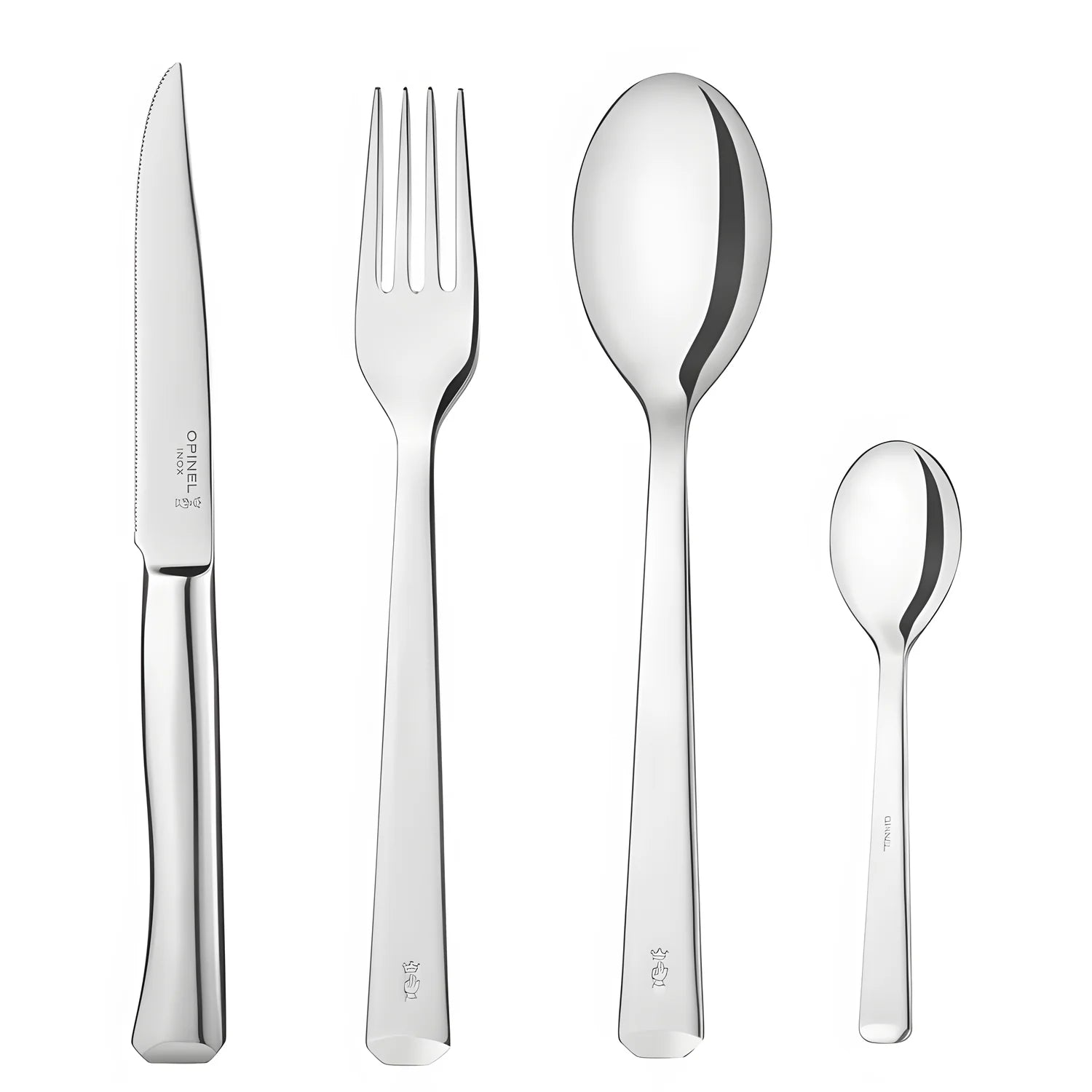 Opinel Set completo di posate in acciaio inox Perpétue Pz 16