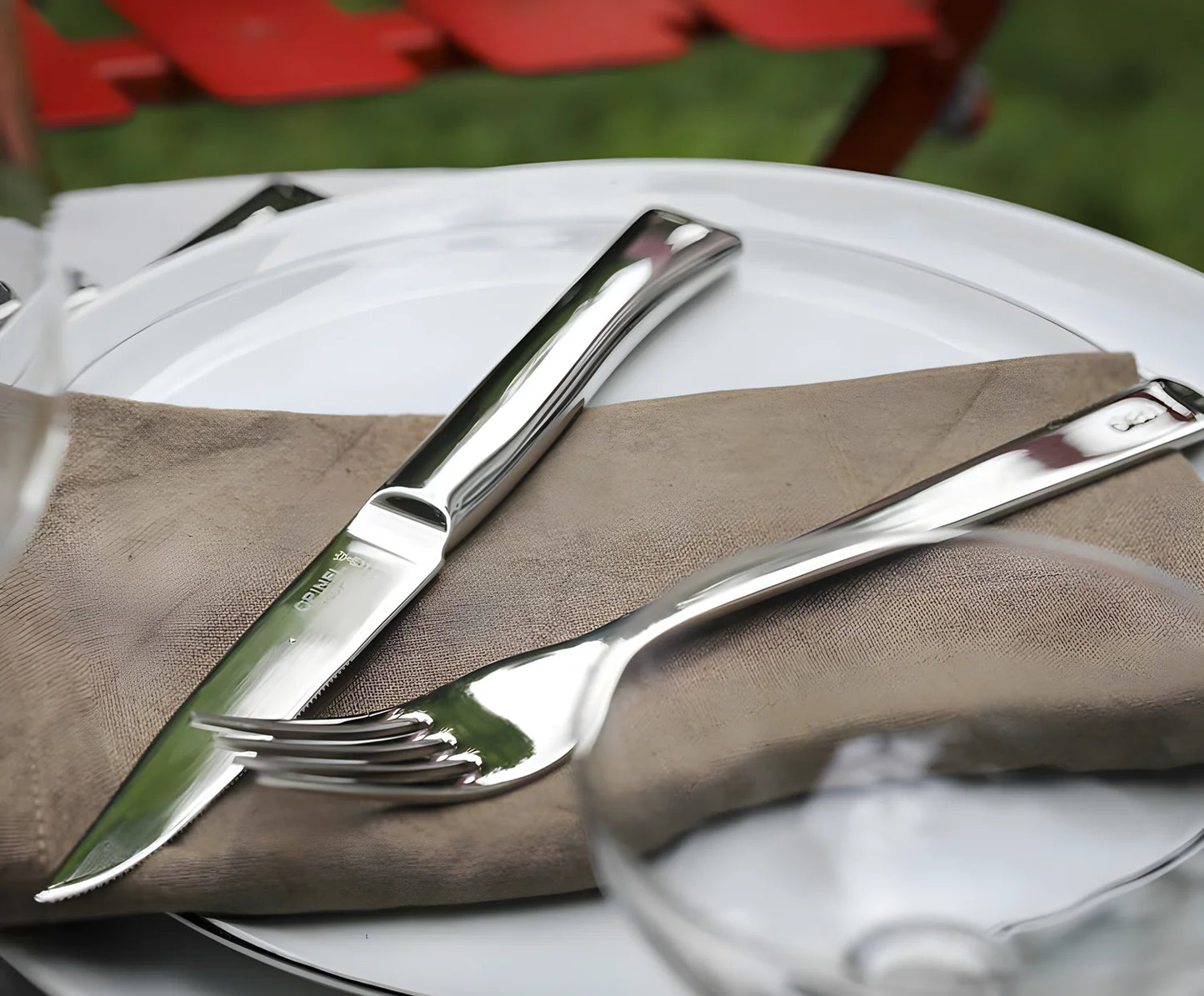 Opinel Set completo di posate in acciaio inox Perpétue Pz 16