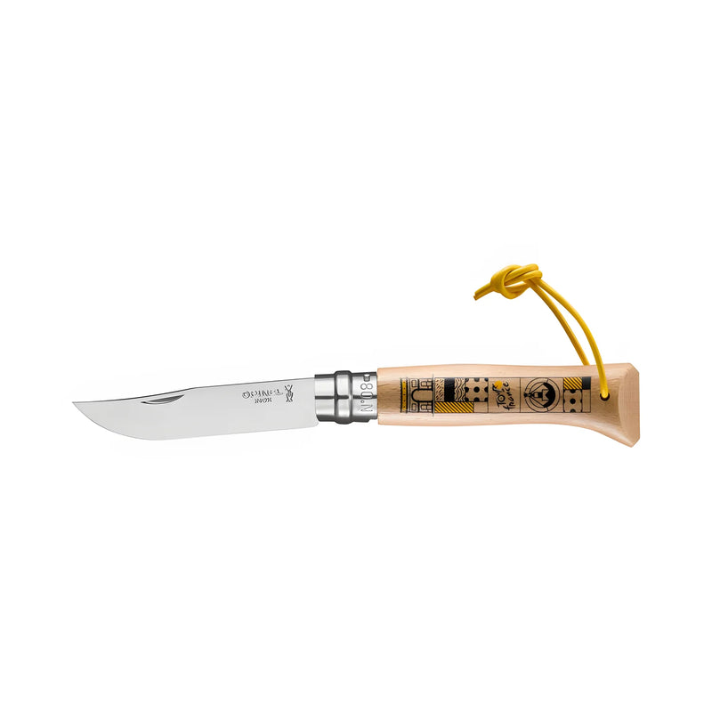Opinel N°08 Tour de France nero e giallo 2022