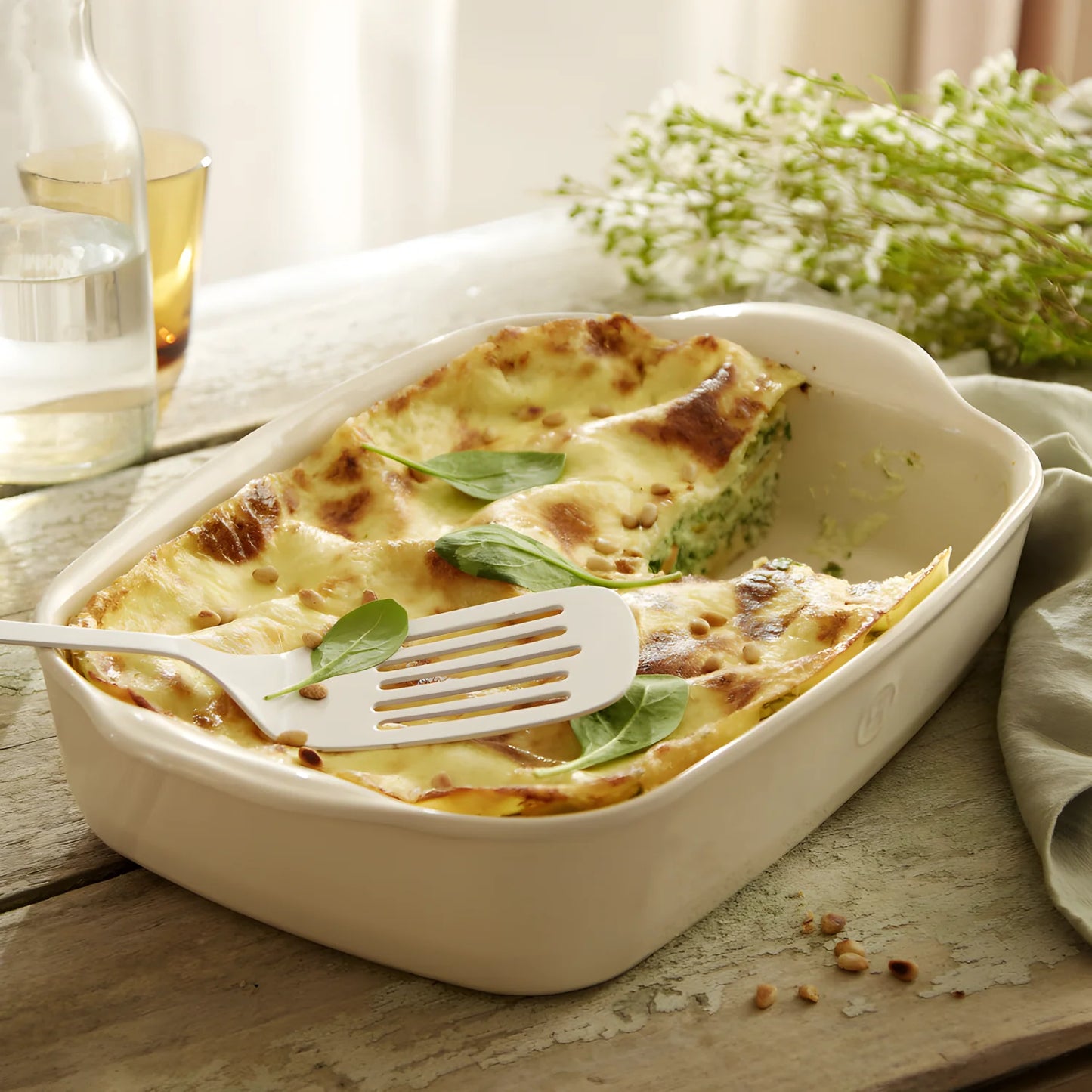 Emile Henry pirofila ceramica Provence piccola bianca 29650
