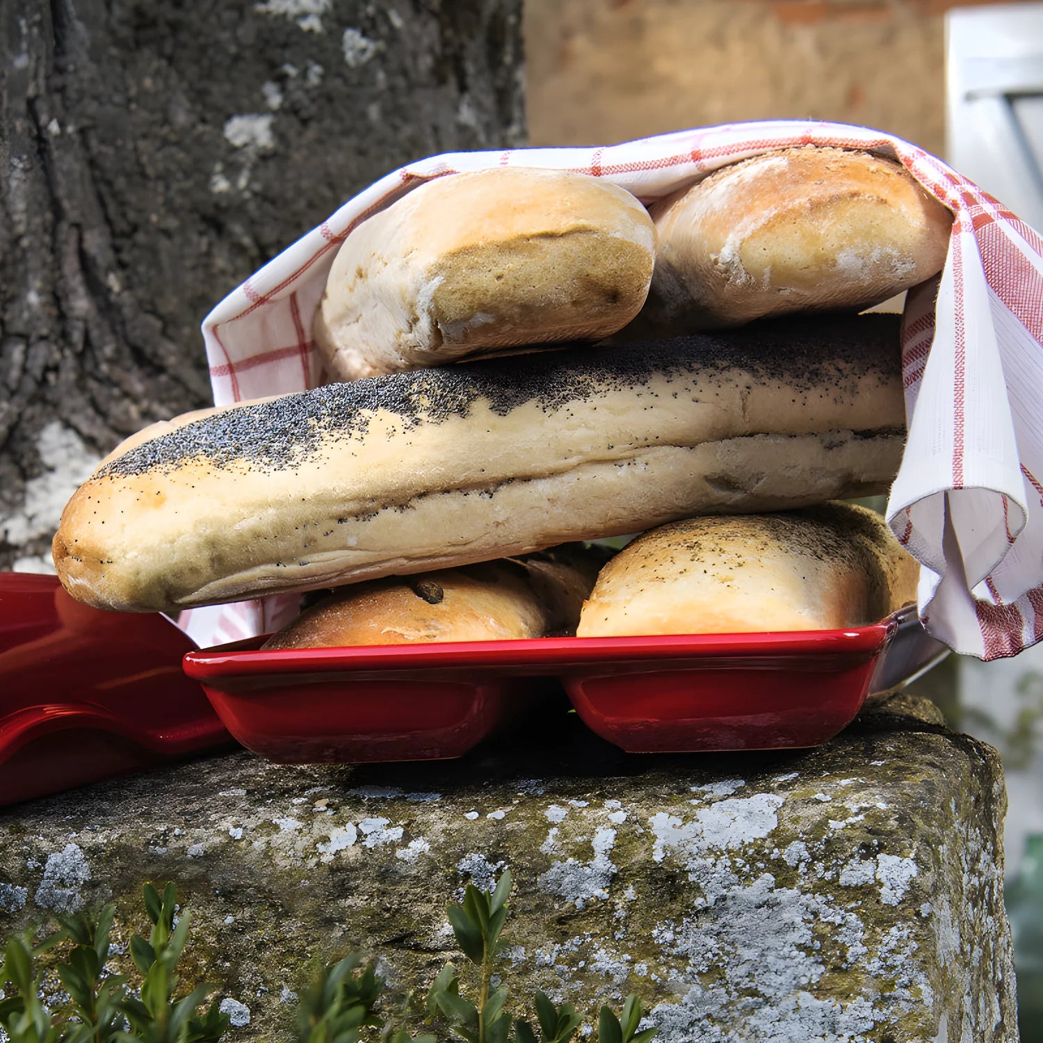 Emile Henry cuoci pane Ciabatta in ceramica 39x23x10,5cm. 345502