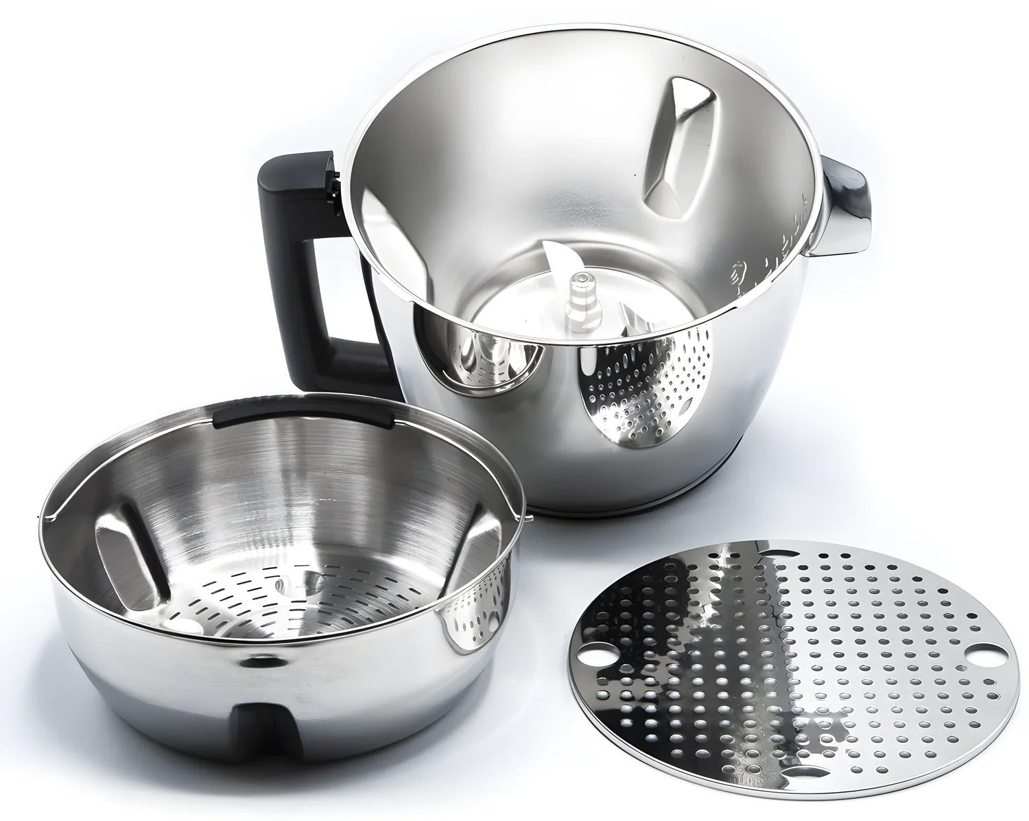 Magimix robot Cook Expert 1700 W silver 18900IT più MAGIMIX VAPORIERA XXL e MAGIMIX SPIRAL EXEPERT