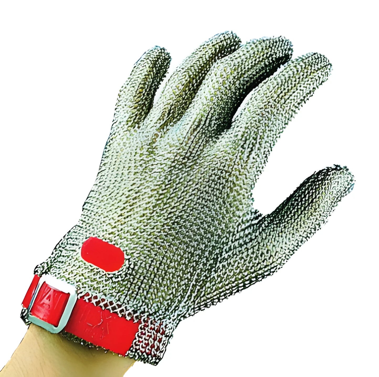 Guanto protettivo corto M con cinghia rossa BD 04GMC