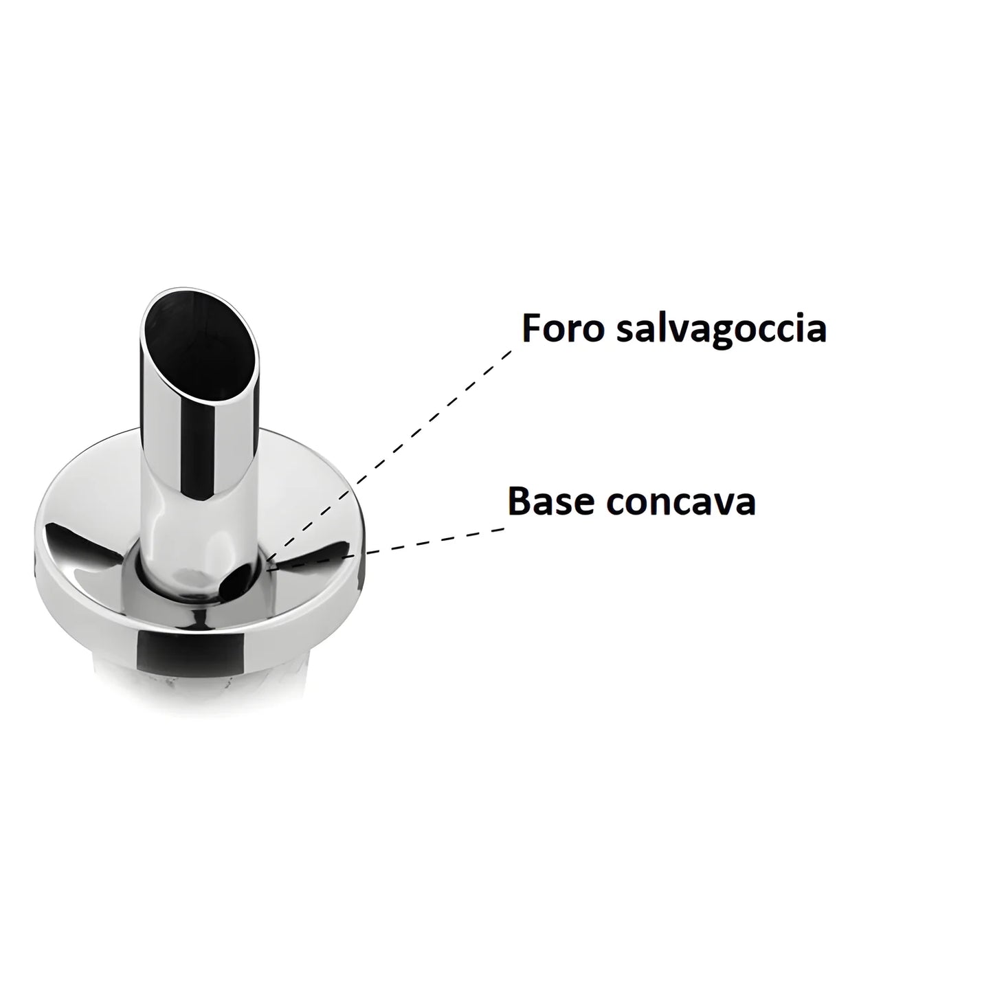 Westmark tappo universale salvagocce inox con chiusura 5480128