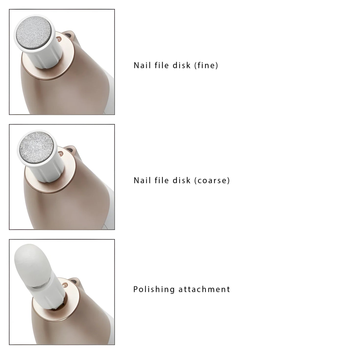 Set fresa per manicure pedicure a controllo elettronico